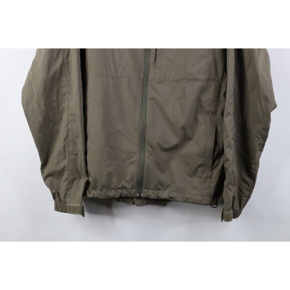Royal Robbins Mens Medium Distressed Full Zip Hooded Windbreaker Rain Jacket - Picture 3 of 16